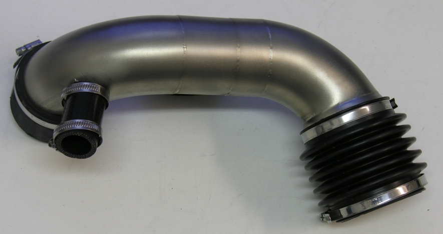 Stainless steel hard pipe Corsa E 1,6l B16LER of the turbocharger to the airfilter